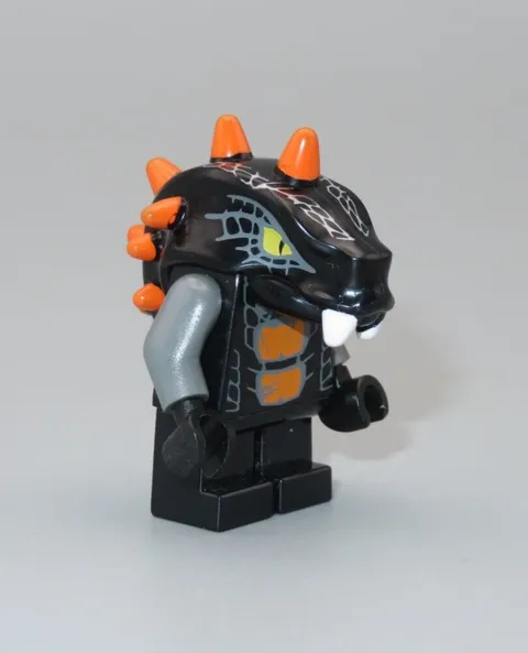 LEGO Ninjago Bytar snake black orange spikes minifigure 9556 9448