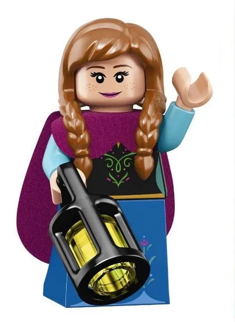 PRINCESS ANNA Minifigure #10 Disney Series 2 Lego 71024 2019 Genuine FROZEN