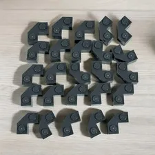 25x LEGO Bricks Dark Grey Modified Facet 2x2 - LEGO Building Blocks HL13