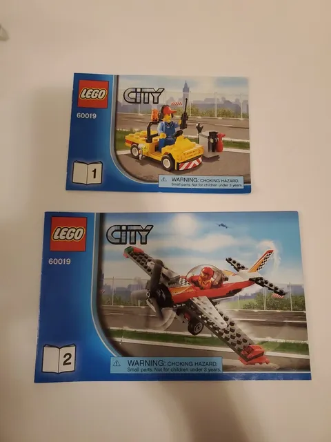 Lego City Stunt Man 60019 Building Instruction Manual Replacement Part Book 1  2