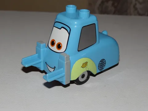 LEGO DUPLO 5829 Disney Pixar CARS 2 GUIDO the Forklift Vehicle blue SUPER