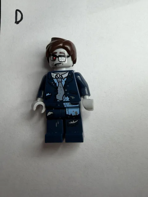 LEGO Zombie Businessman Collectible series 14 costume minifigure Halloween