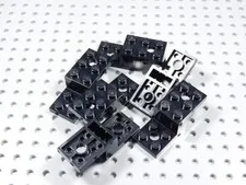 LEGO Lot of 6 Black 5x2x1-1/3 Brackets Part 79180 BF