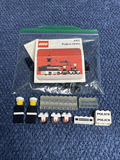 LEGO Legoland 445 Police Units 100% Complete W/Instructions 