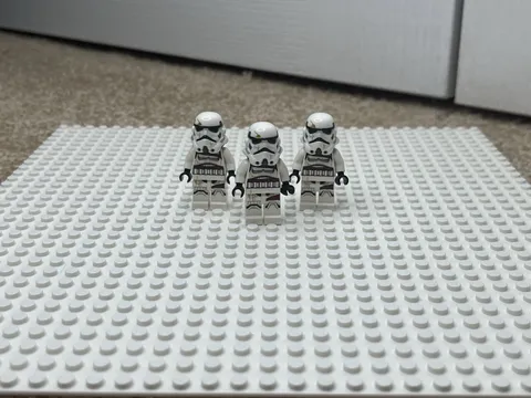 Lego Star Wars Night Trooper Minifigure sw1358 Lot Of 2 With Blasters