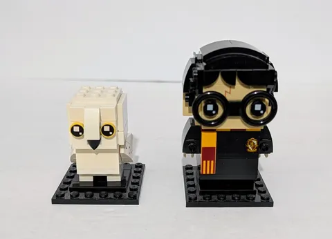 LEGO BrickHeadz Harry Potter & Hedwig 41615 Complete Minus Wand No Box
