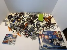 Lego 60227 City Lunar Space Station Incomplete No Minifigs Has Instructions
