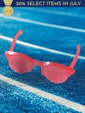 Barbie Doll coral orange Small Glasses Sunglasses Shades Ken Clone Bratz