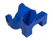 LEGO Blue Elephant Head with Trunk (40192 / 82248) Classic Freestyle