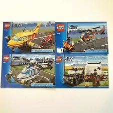 LEGO CITY 7635 7686 7732 7741 INSTRUCTION BOOKLETS MANUAL ONLY No Bricks Box