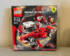 LEGO Racers Ferrari F1 Fuel Stop 8673 New Sealed 2006 Limited Edition