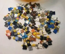 Lego Minifigure Lot - 10 Pack of Random Mix Assorted Mini Mystery Figures