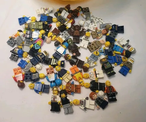 Lego Minifigure Lot - 10 Pack of Random Mix Assorted Mini Mystery Figures
