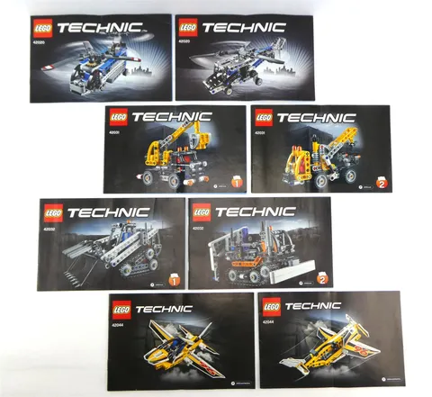 Lego TECHNIC 2 in 1 Sets / Manuals for Sets 42020, 42031, 42032, 42044 