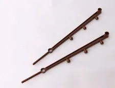 Lego Western Indian TEPEE 30129 SUPPORT POLES Pair 20L 6746 6763 6766 6748 