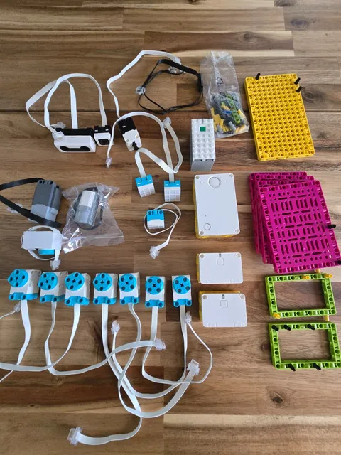 Lego education spike prime lot of parts, motors, sensors, and controllers