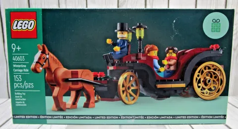 LEGO Holiday & Christmas 40603 Wintertime Carriage Ride Retired Set New Sealed