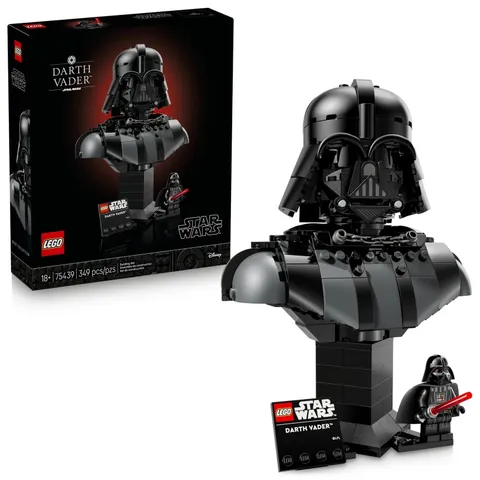 LEGO 75439 Star Wars Darth Vader Bust - Collectible Building Set for Adults