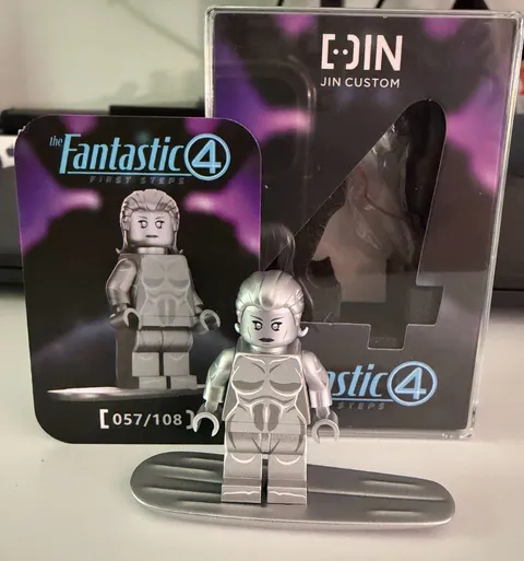 LEGO Jin Custom F4 Shalla Bal Silver Surfer Custom Minifigure SOLD OUT Minifig