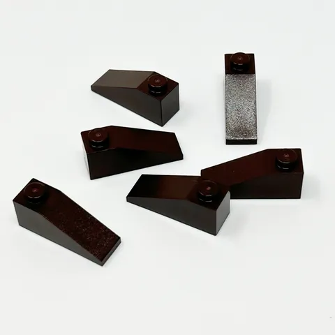 4286 LEGO Parts Slope 33 3x1 DARK BROWN (6)