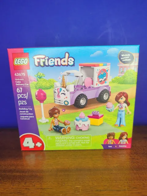 LEGO Friends 42675 Unicorn Cake Delivery Car Building Toy Kid Gift Brand New