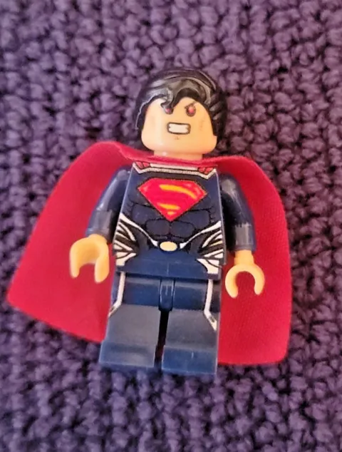 LEGO Superman Dark Blue Suit minifigure 76009 76002 76003 Super Heroes DC