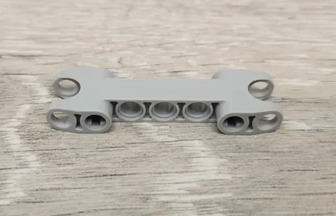 Lego 50898 Bluish Gray Grey Technic Axle and Pin Connector 2 x 7 2 Ball Sockets