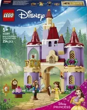 LEGO Disney Princess Belle & the Beast's Enchanted Castle 43289 Building Toy Set