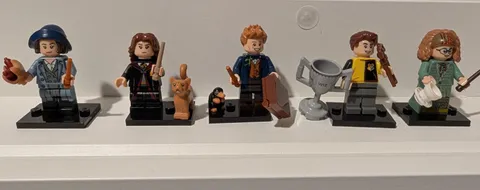 Lego Harry Potter Minifig Series 1 (x5) Hermione Cedric Newt Trelawney Tina