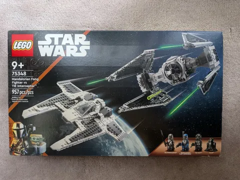 LEGO Star Wars The Mandalorian 75348 Fang Fighter vs TIE Interceptor 957pcs NIB