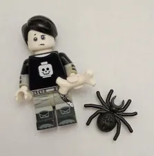 LEGO Minifigures Zombie Minifigure w/ Black Hair, Bone & Spider Accessory