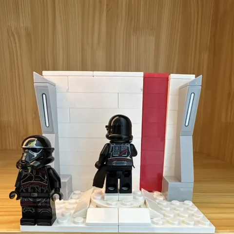 LEGO Star Wars Death trooper Minifigure w/ Black Armor Helmet, x2