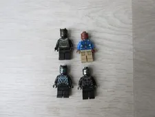 LEGO Minifigure lot Marvel  Black Panther Erik Killmonger