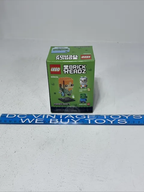 LEGO BRICKHEADZ MINECRAFT ALEX 40624 NEW, SEALED. RETIRED SET. SHIPS FAST!