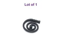 Lego Mini Figure Coiled Whip one Hole Indented Handle Weapon Black Lot of 1