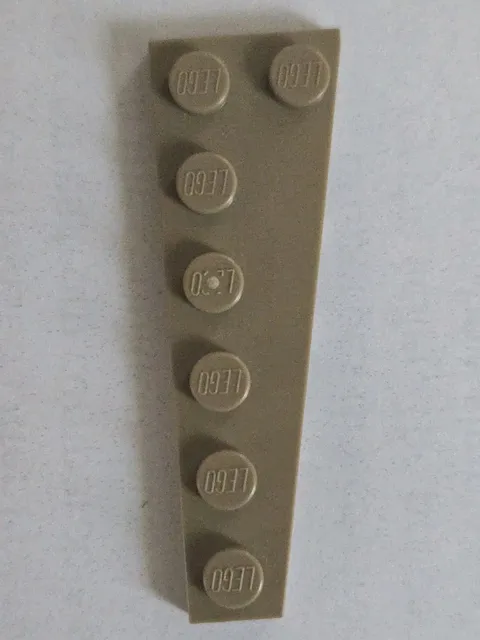 LEGO Parts - Dark Tan Wedge, Plate 6 x 2 Left - No 78443