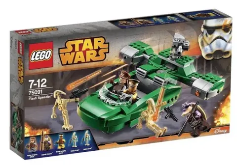 LEGO STAR WARS 75091 Flash Speeder RETIRED 100% Complete Set/Captain Tarpals