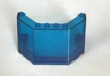 LEGO 2826 Trans-Dark  Blue Windscreen 5 x 8 x 3