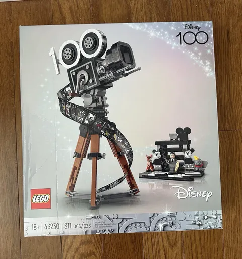 Genuine LEGO Disney 100 Tribute Camera Empty Box ONLY (43230)