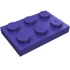 20x LEGO® Part 3021 - Plate 2 x 3