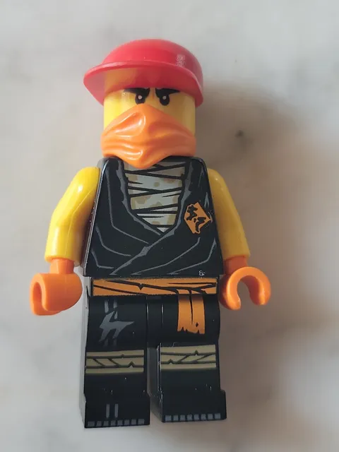 Lego Ninjago Cole Legacy Minifigure 71733 Orange Bandana