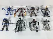 Lot of 8 Lego Bionicle 8533 8736 8617 8615 8590 8740 8616 8571 - INCOMPLETE -