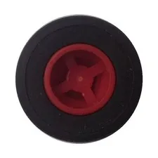LEGO 8x Wheel 8mm D. x 9mm, Red Hole Notched for Wheels Holder inv.631