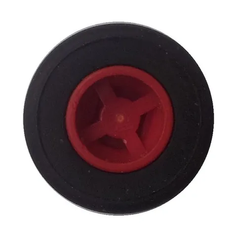 LEGO 8x Wheel 8mm D. x 9mm, Red Hole Notched for Wheels Holder inv.631