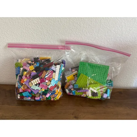 LEGO Bulk Lot Mixed Bricks Plates Specialty Pieces 2 Gallon Bags Assorted Colors