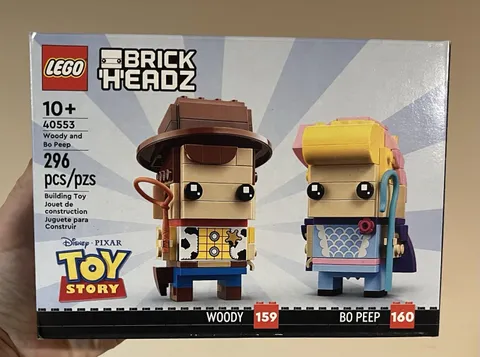 LEGO BRICKHEADZ 40553 DISNEY TOY STORY WOODY & BO PEEP SEALED