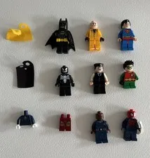 LEGO Minifigure Mixed Lot Various Characters DC, Marvel, & More + Capes (Lot 1)