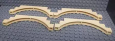 4x 6108 LEGO Parts Large Arch 1 x 12 x 3 Light Brown Tan