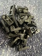 LEGO 30383 Black Hinge Plate 1 x 2 Locking with 1 Finger on Top 21 Pieces
