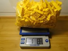 Lego Yellow Parts Pieces Bricks Plates Lot